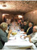Repas dans une cave de Couray